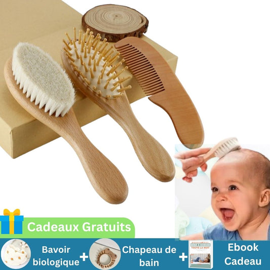 Copie de KOBI ™/ Kit de soins en bois pour bébé et enfant - Authentique bébé