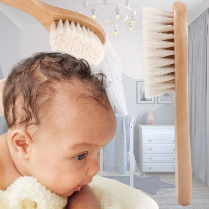 KOBY™- Ensemble de Brosses en bois pour bébé et enfant - Authentique bébé